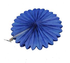 Веерный круг тишью 30 см синий 0002, фото 1