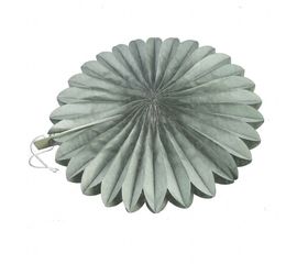 Веерный круг тишью 30 см темно серый 0027, фото 1