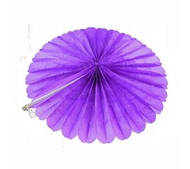 Веерный круг тишью 40 см фиолетовый 0021, фото 1
