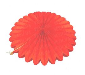 Веерный круг тишью 40 см красный 0007, фото 1