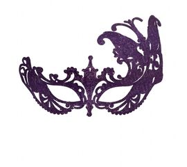 Венецианская маска Баттерфлай фиолетовая, фото 1