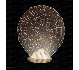 Звездное небо: Оптический обман, превращающий 2D светильник в 3D, фото 1