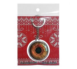 Брелок двухсторонний Глаз красный, фото 1
