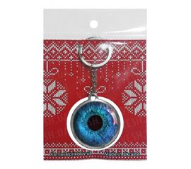 Брелок двухсторонний Глаз синий, фото 1