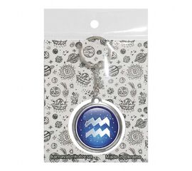 Брелок двухсторонний Зодиак Водолей, фото 1