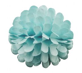 Бумажный шар цветок 30 см голубой 0001, фото 1