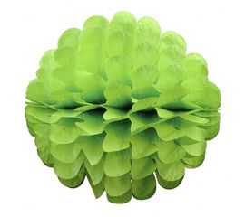 Бумажный шар цветок 30 см салатовый 0013, фото 1