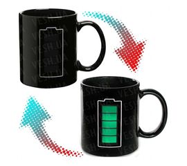 Чашка хамелеон Батарейка, фото 1