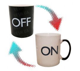 Чашка хамелеон ON OFF, фото 1