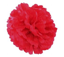 Декор бумажные Помпоны 25 см малиновый 0009, фото 1