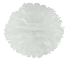 Декор бумажные Помпоны 30 см белый 0018, фото 1