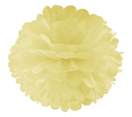 Декор бумажные Помпоны 35 см шампань 0017, фото 1