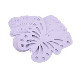 Декор бумажный Бабочки уп. 24шт фиалковый, фото 1