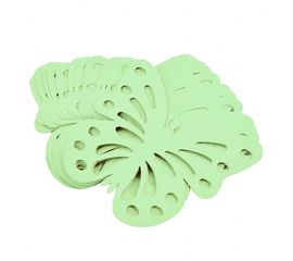 Декор бумажный Бабочки уп. 24шт мятный, фото 1