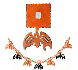 Гирлянда 3D Хэллоуин с подвеской Летучая мышь, фото 1