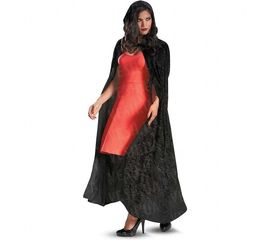 Карнавальный плащ черный, фото 1