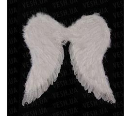 Крылья Амура большие 55х55 см белые, фото 1