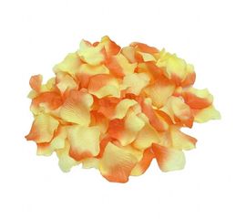 Лепестки роз уп. 120шт кораллово желтые, фото 1