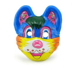 Маска Детская Котик уп. 12 шт пластик, фото 1