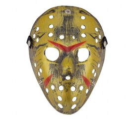 Маска Джейсона пластик золото, фото 1