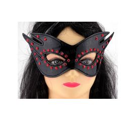 Маска с заклепками черная, фото 1