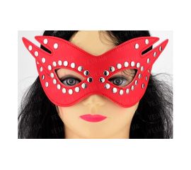 Маска с заклепками красная, фото 1