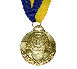 Медаль Спортивная маленькая золото, фото 1