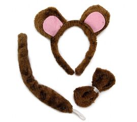 Набор Медвежонок ушки, хвост, галстук бабочка, фото 1