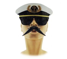 Очки с усами Капитан, фото 1