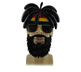 Очки с усами и бородой Растаман, фото 1