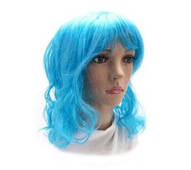 Парик Боб голубой, фото 1