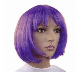 Парик Каре сиреневый, фото 1