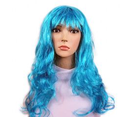Парик Мальвины голубой, фото 1