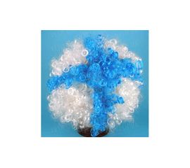 Парик бело синий, фото 1