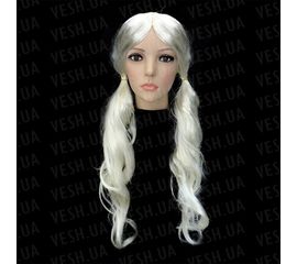 Парик два хвостика 75 см блонд, фото 1