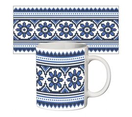 Прикольная чашка Вышиванка для него, фото 1