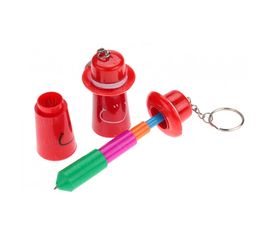 Ручка брелок шляпа с улыбкой раскладная, фото 1