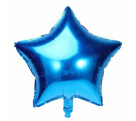 Шарик (45см) Звезда синяя, фото 1