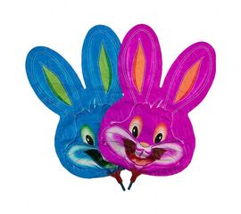 Шарик с палочкой 35 см Зайчик, фото 1