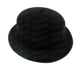 Шляпа Котелок флок черная, фото 1