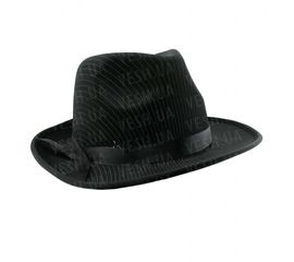 Шляпа мужская Мафия черная, фото 1