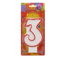 Свеча Цифра Большая 3, фото 1