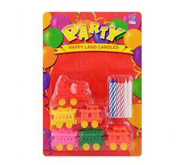 Свечи с Паровозиками уп. 6 шт, фото 1