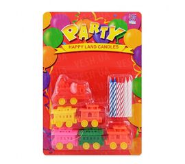 Свечи с Паровозиками уп. 6 шт, фото 1