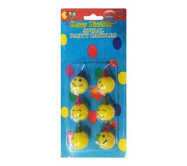 Свечи смайлики уп. 6 шт, фото 1
