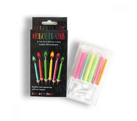 Свечи цветные уп. 6 шт, фото 1