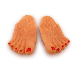 Тапочки Нога человека резиновые, фото 1