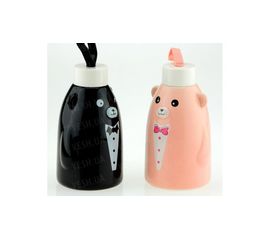 Термобутылка Gentle Bear, 4 вида бутылка медвежонок, фото 1