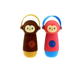 Термос обезьянка в наушниках, 4 цвета, фото 1