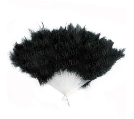 Веер перо черный, фото 1